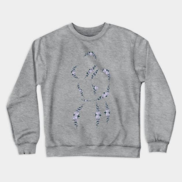 Cling to life, cling to rose Crewneck Sweatshirt by RADIOACTIVE CHERRY CLOUD